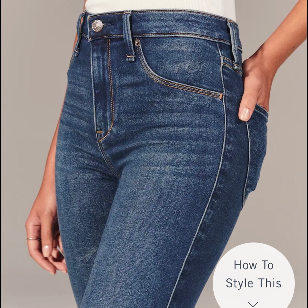 Abercrombie & Fitch Simone High Rise Jean Jegging; Size: 27